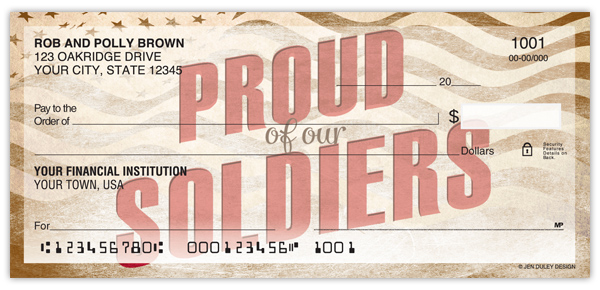 Proud of our Soldiers Checks